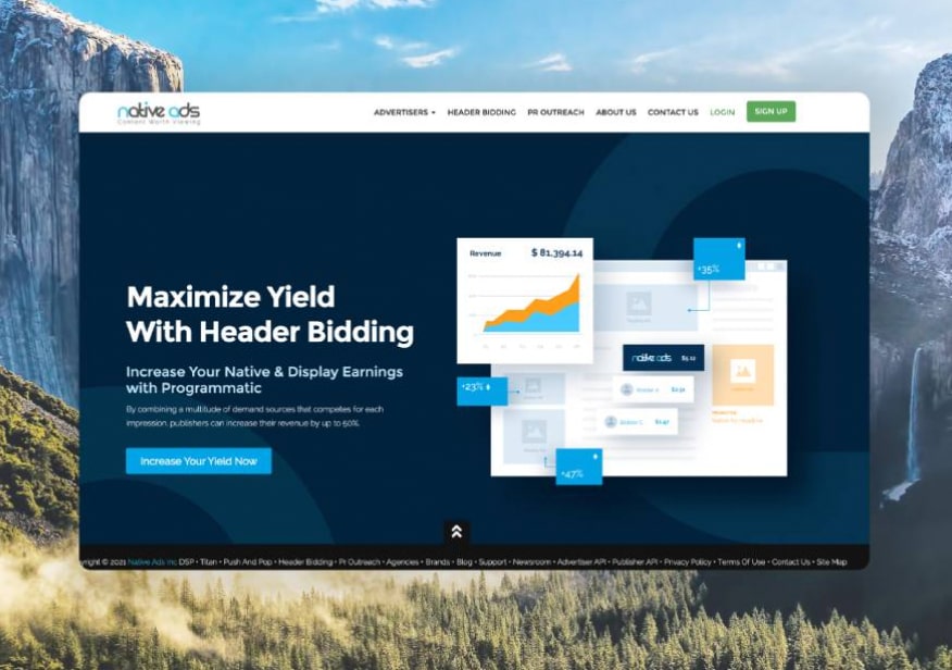 native ads user interface