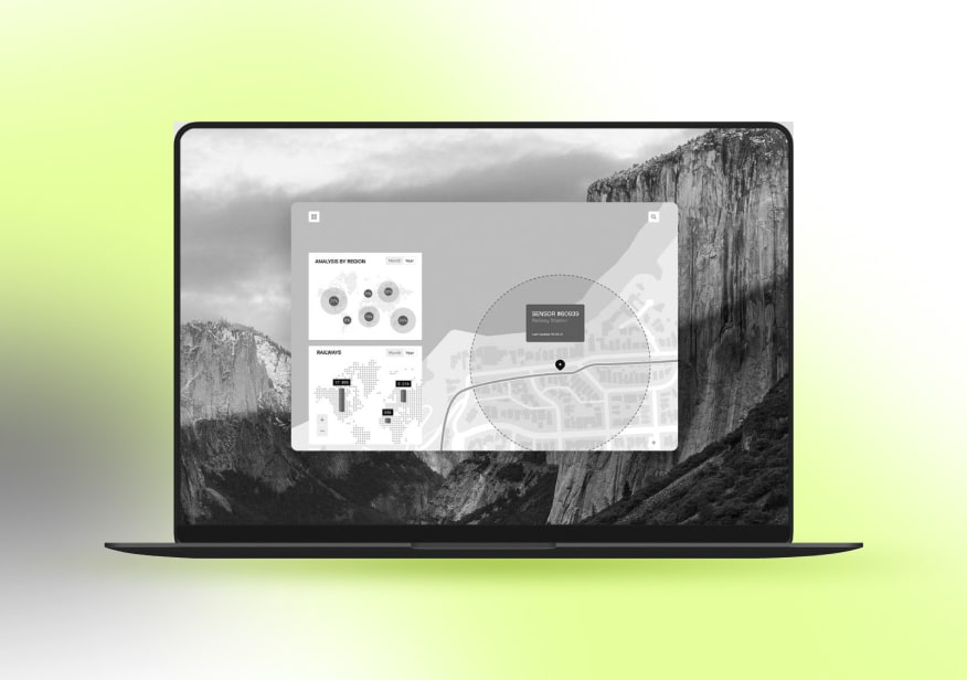 railway system wireframes